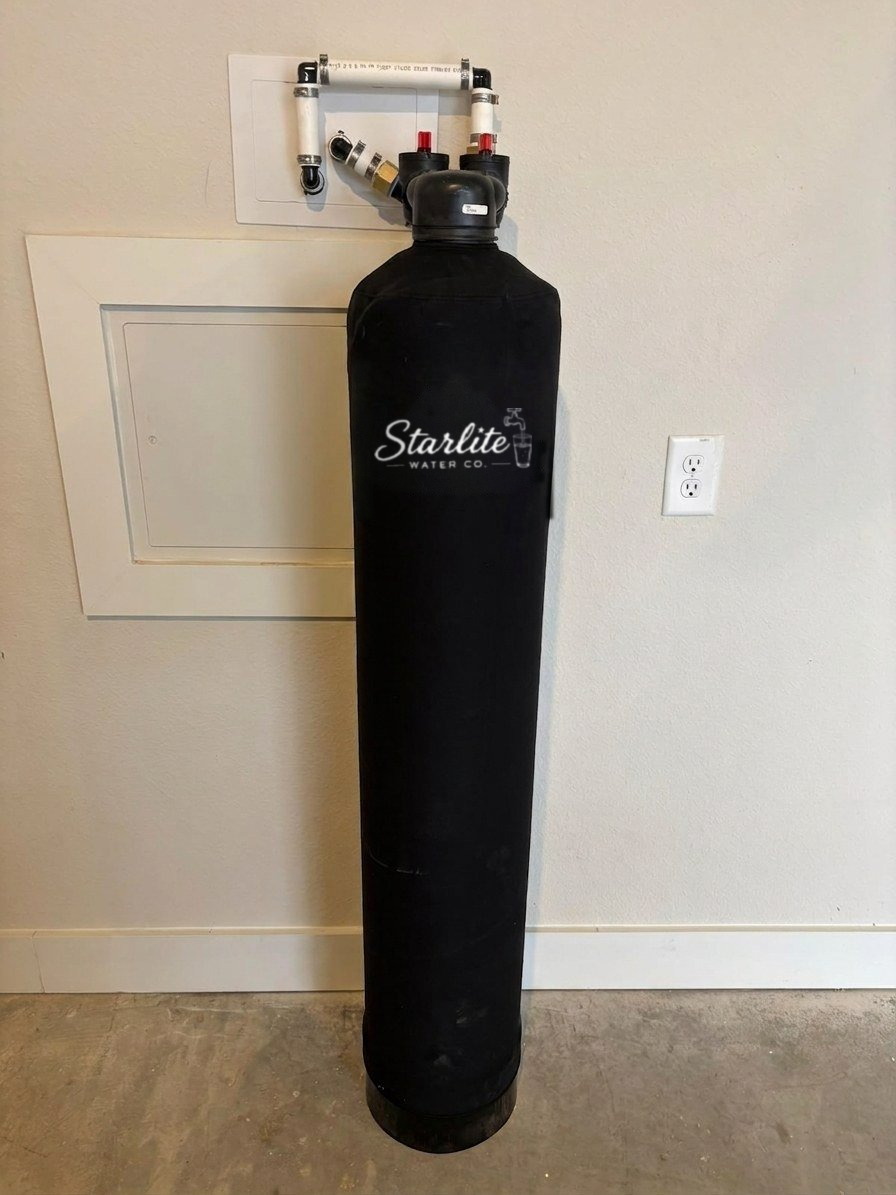 Water treatment system installation, example 6
